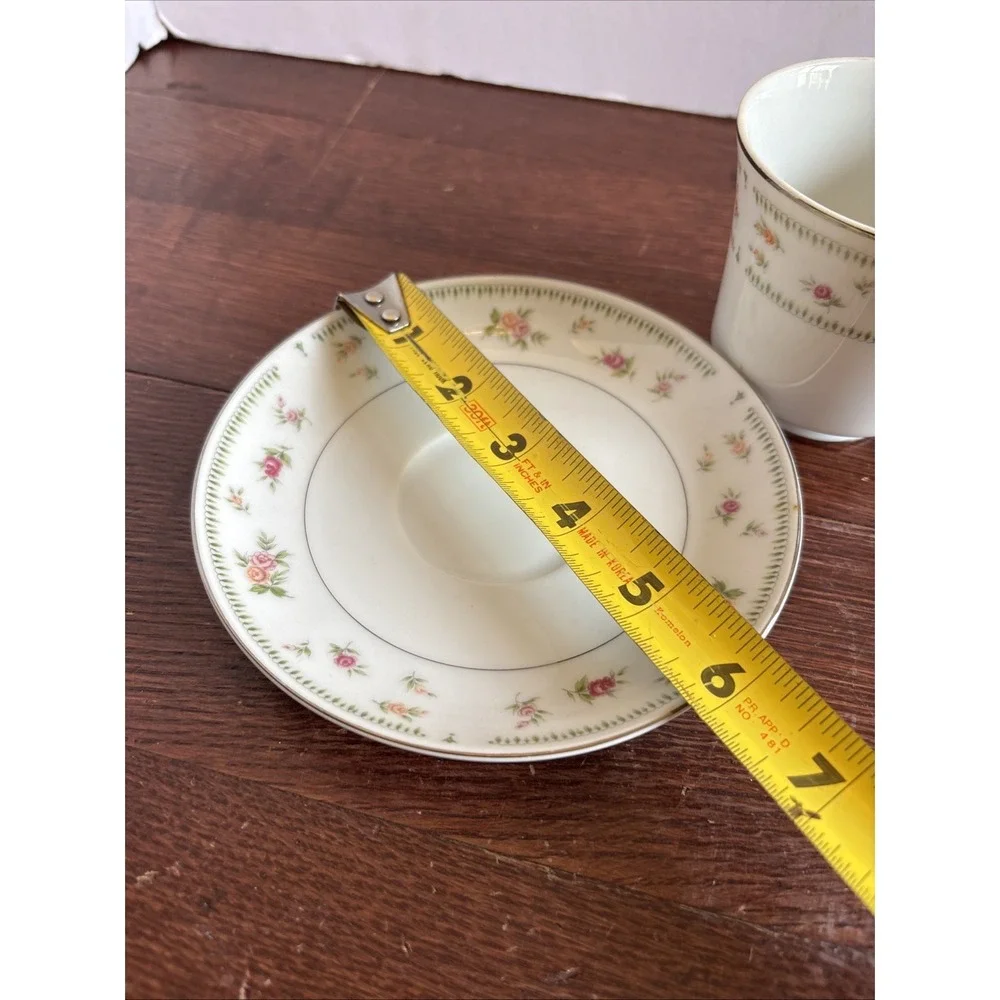 Abingdon China Tea Cup‎ Saucer Set Fine Porcelain Japan Excellent